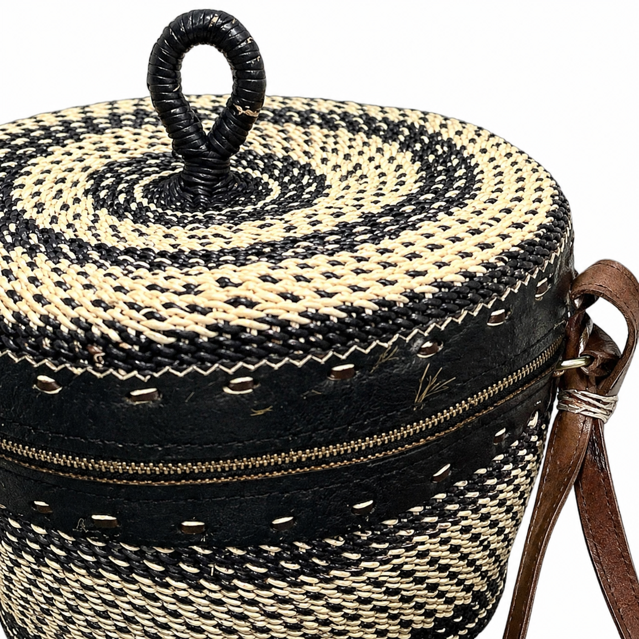 Bolgatanga Handwoven Small Pot Purse #5