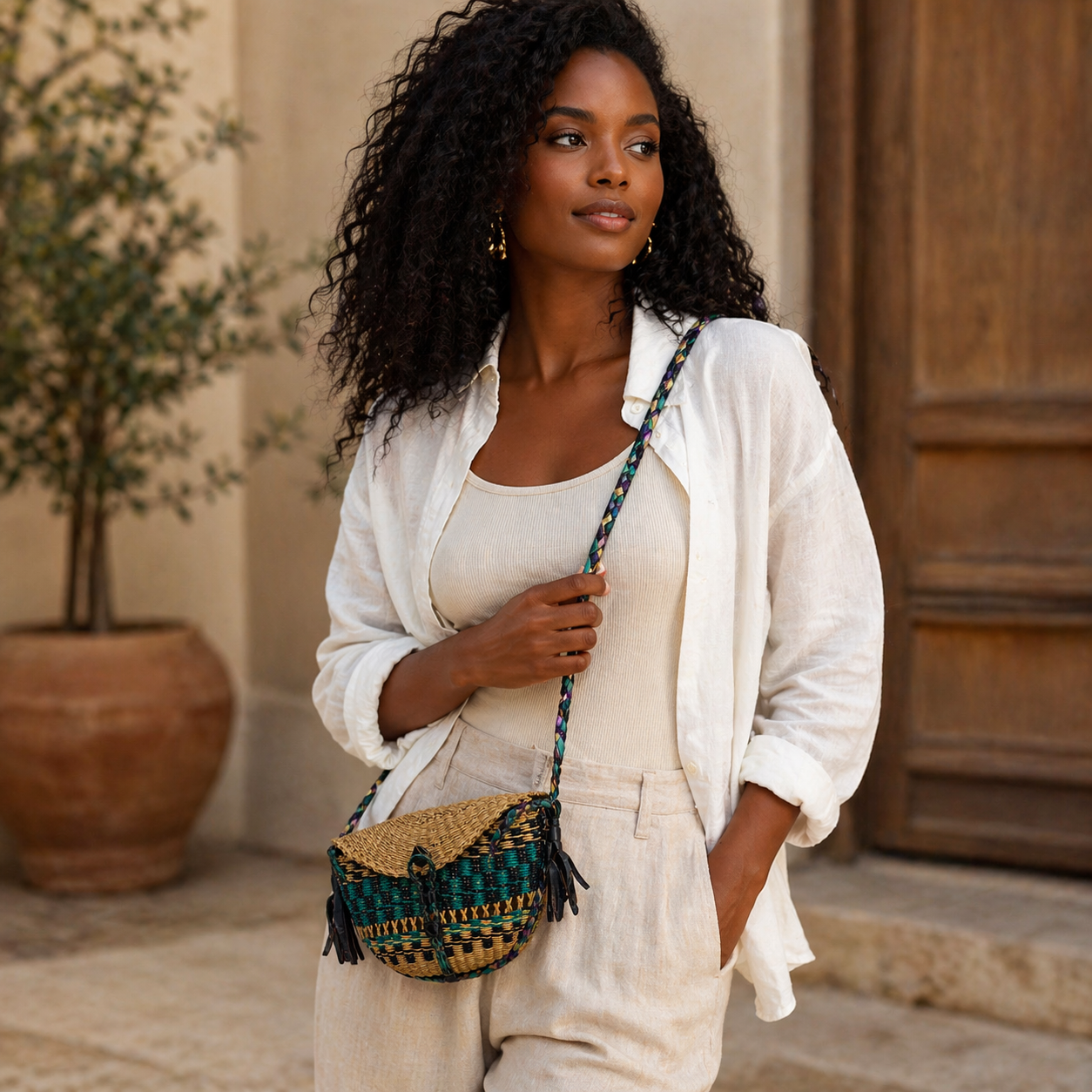Bolgatanga Handwoven Tote