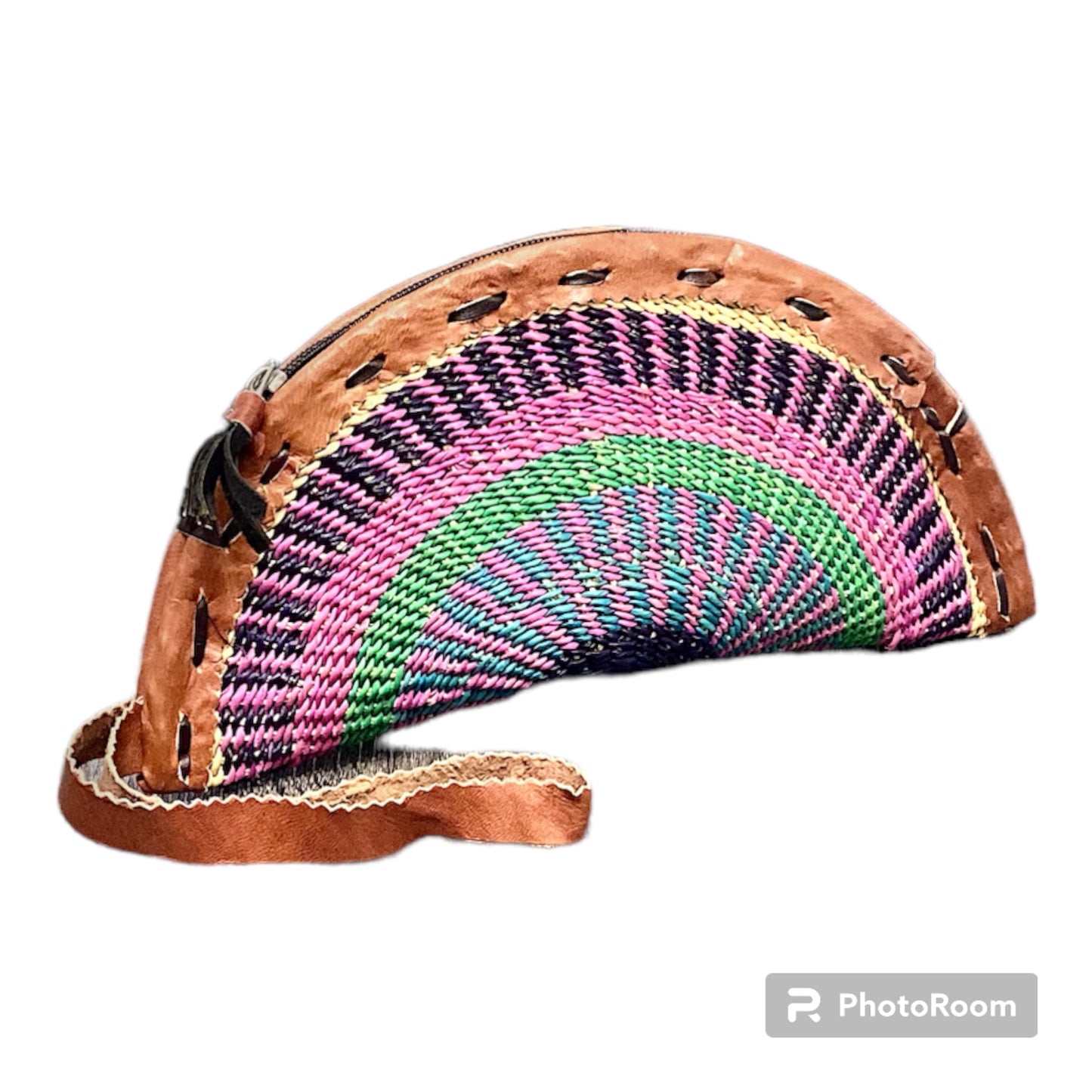 Bolgatanga Handmade Crescent Clutch #3