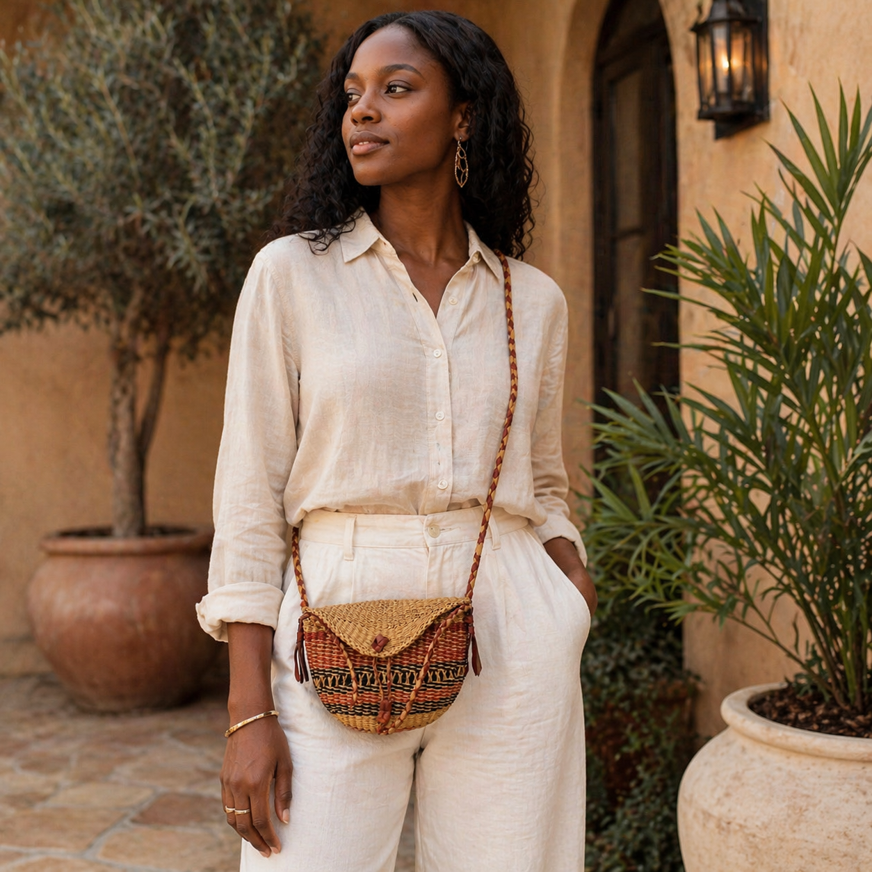 Bolgatanga Handwoven Tote