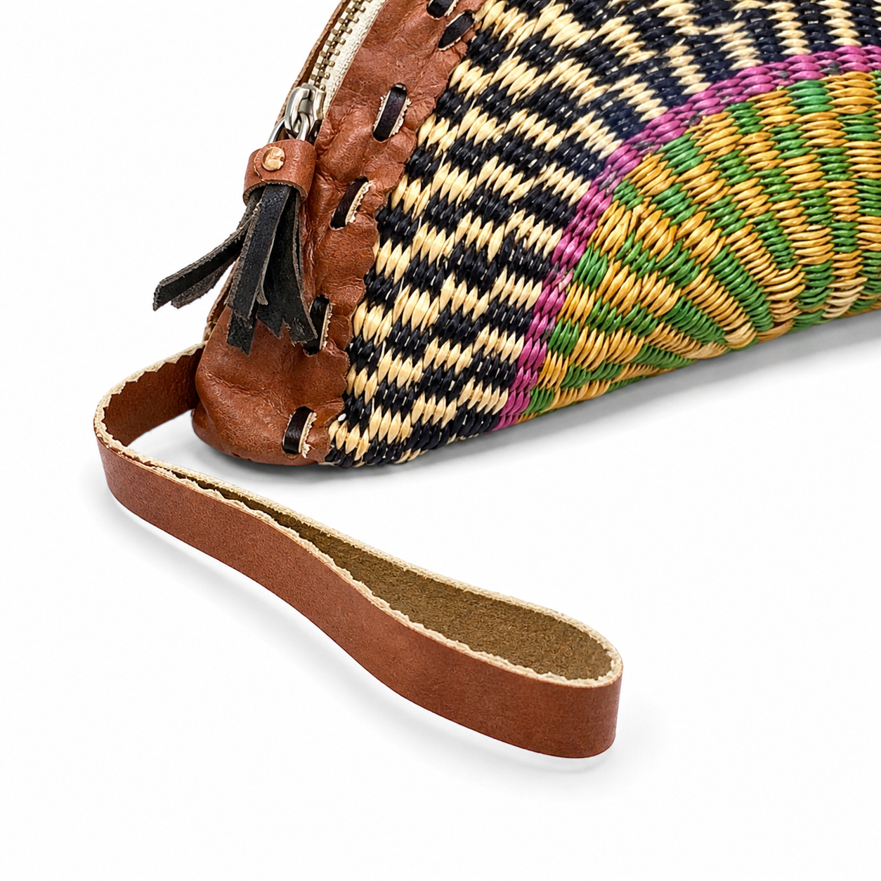 Bolgatanga Handmade Crescent Clutch