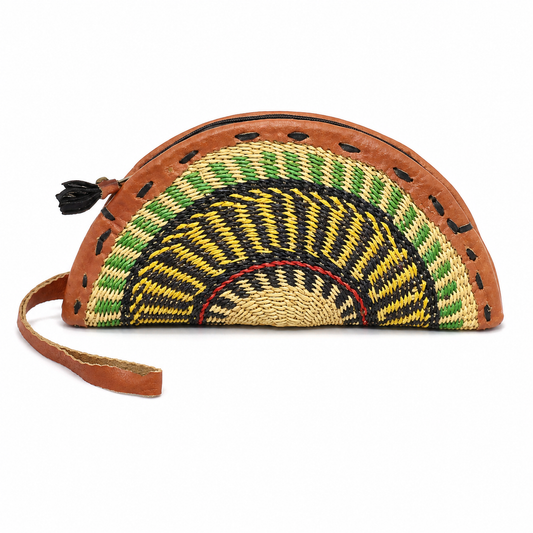 Bolgatanga Handmade Crescent Clutch