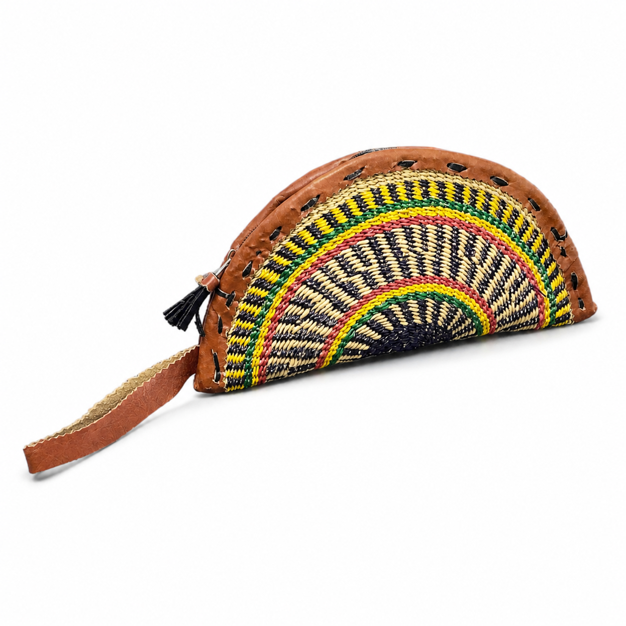 Bolgatanga Handmade Crescent Clutch