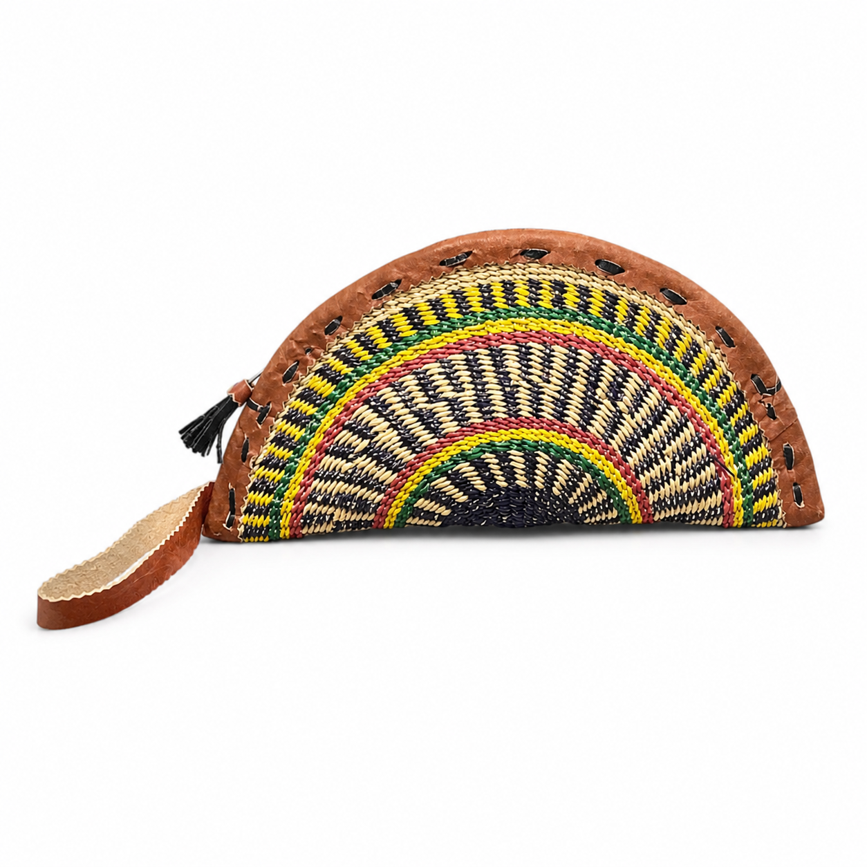 Bolgatanga Handmade Crescent Clutch