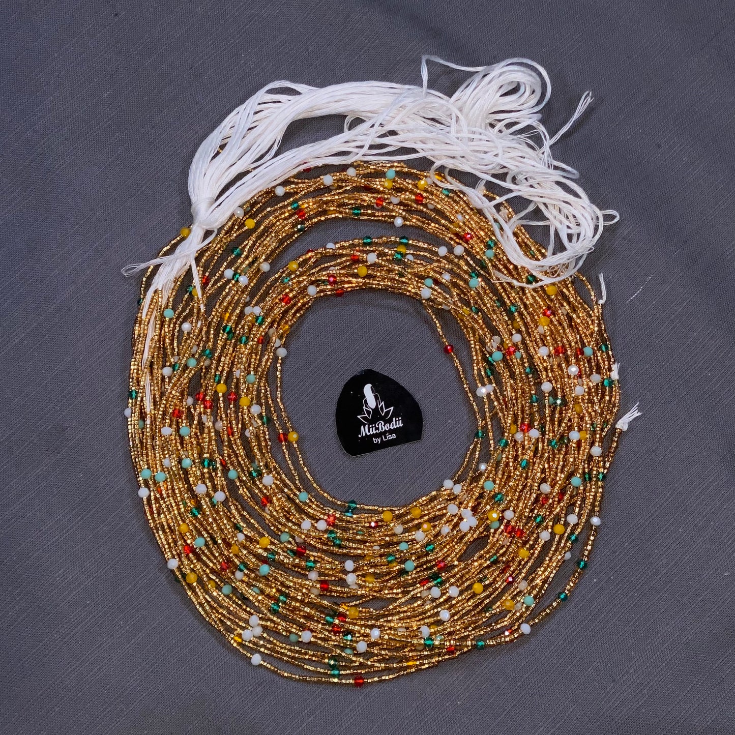 Ghanaian Golden Waist Beads - 1pc