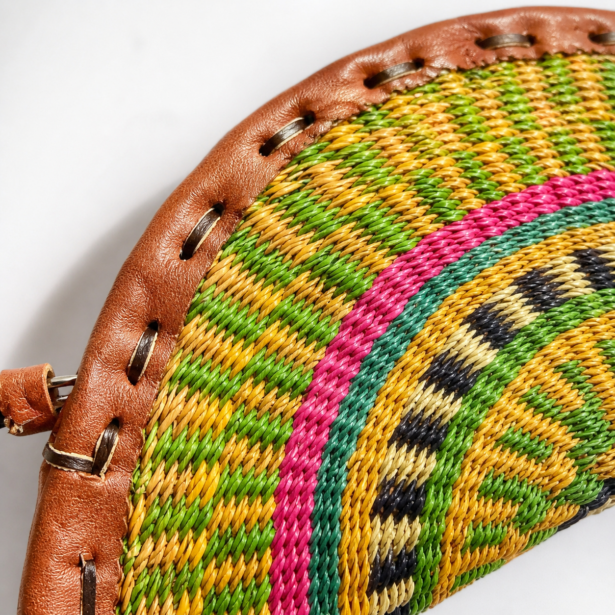 Bolgatanga Handmade Crescent Clutch #4