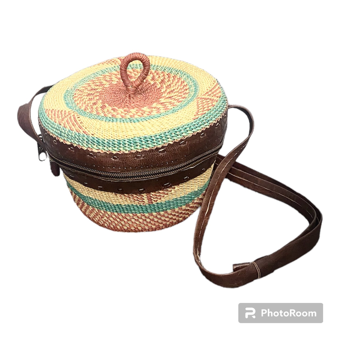 Bolgatanga Handwoven Small Pot Purse #1