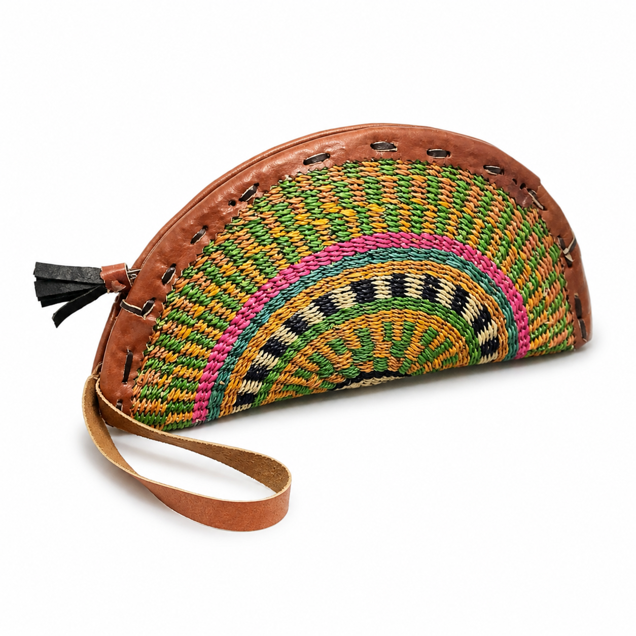 Bolgatanga Handmade Crescent Clutch #4