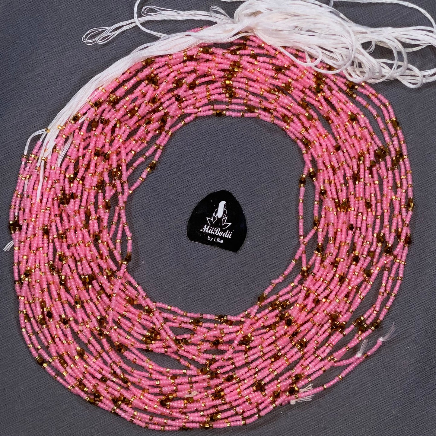 Ghanaian Pink Waist Beads - 1pc