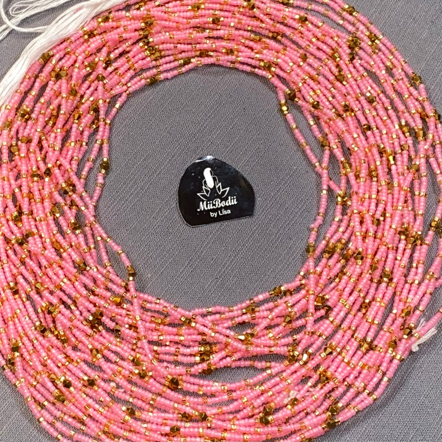 Ghanaian Pink Waist Beads - 1pc