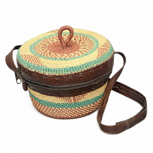 Bolgatanga Handwoven Small Pot Purse #1