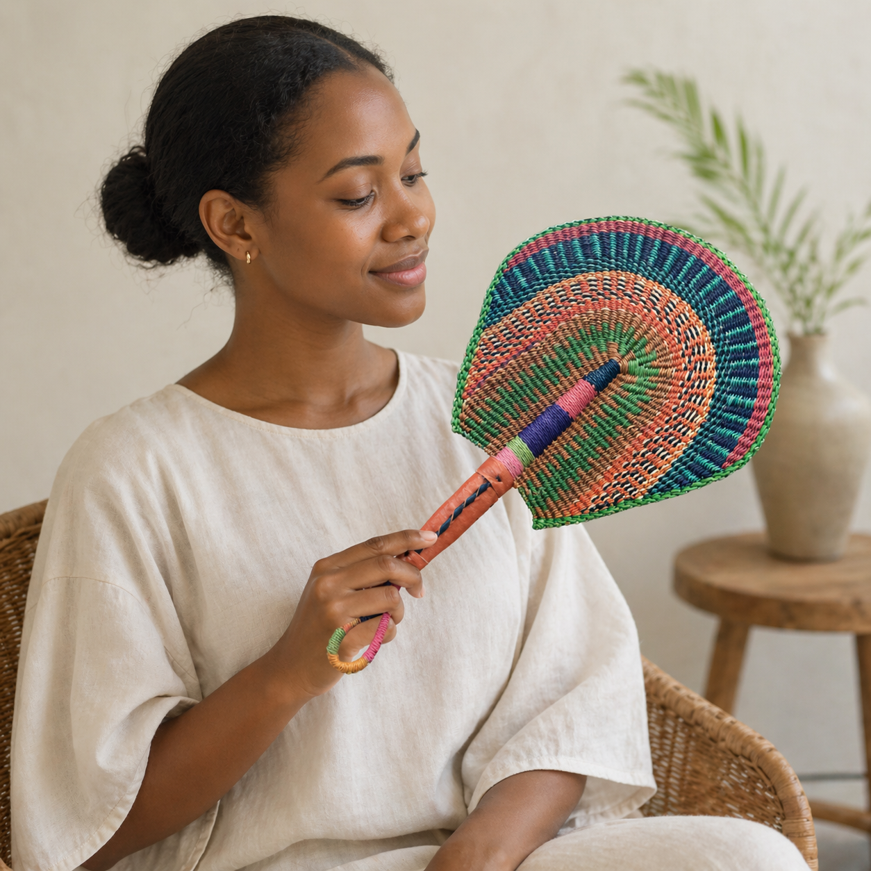 Bolgatanga Handmade Fan