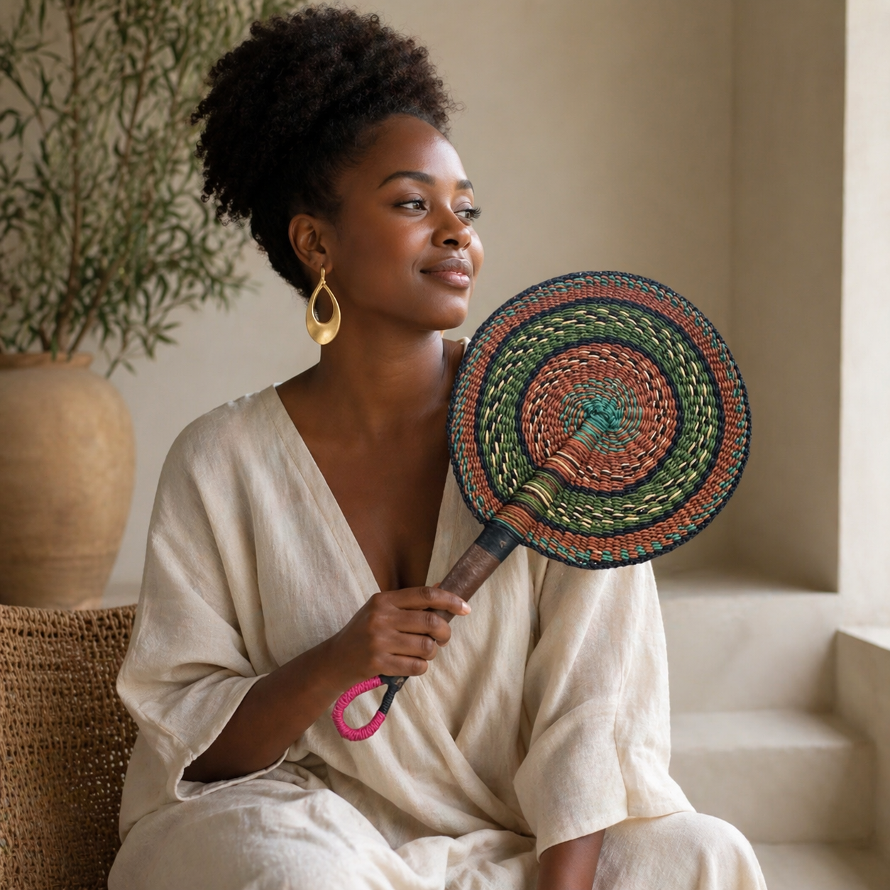 Bolgatanga Handmade Fan