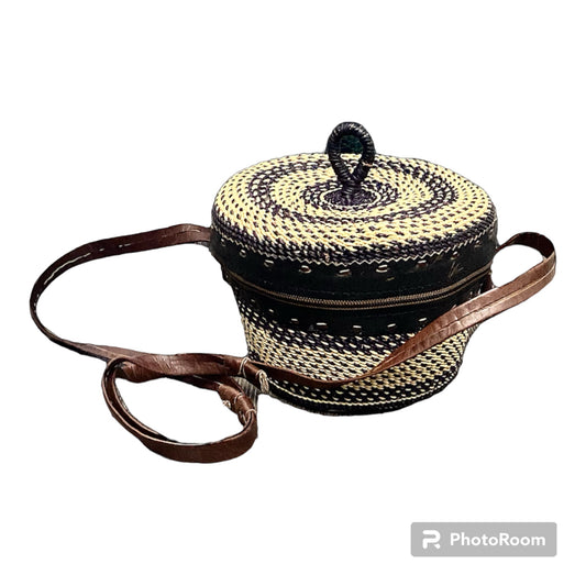 Bolgatanga Handwoven Small Pot Purse #5