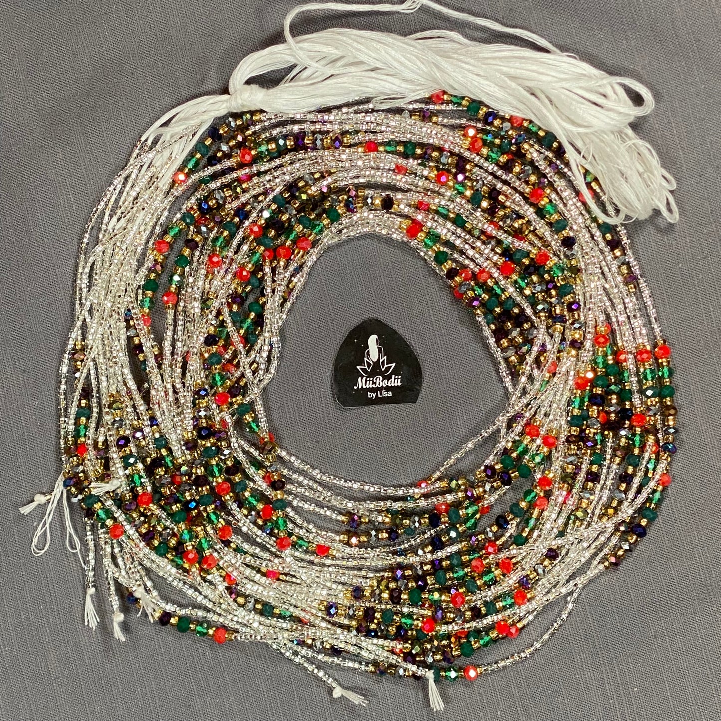 Ghanaian Silver Waist Beads - 1pc