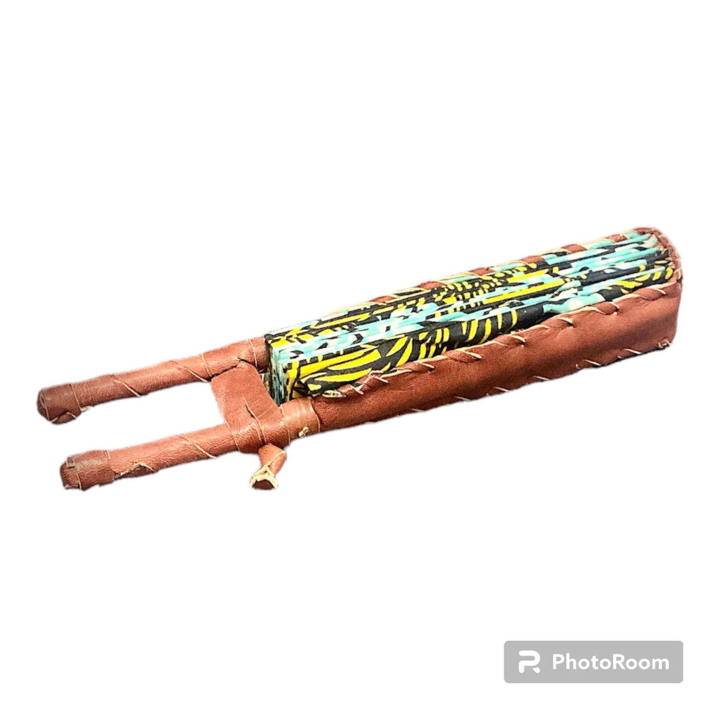 West African Print Folding Fan #5