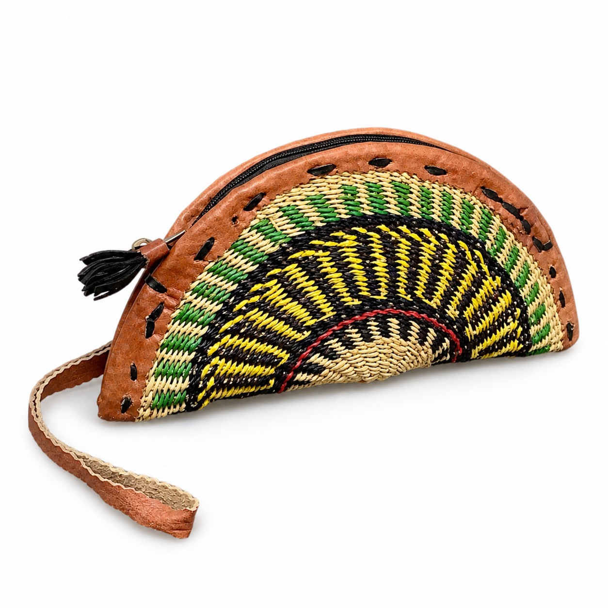 Bolgatanga Handmade Crescent Clutch