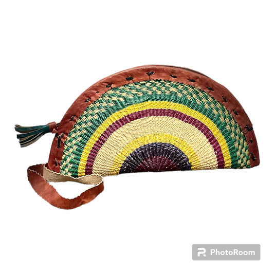 Bolgatanga Handmade Crescent Clutch #9