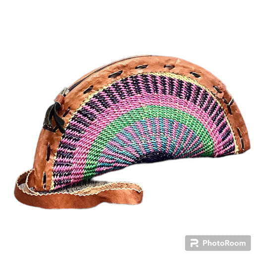 Bolgatanga Handmade Crescent Clutch #3