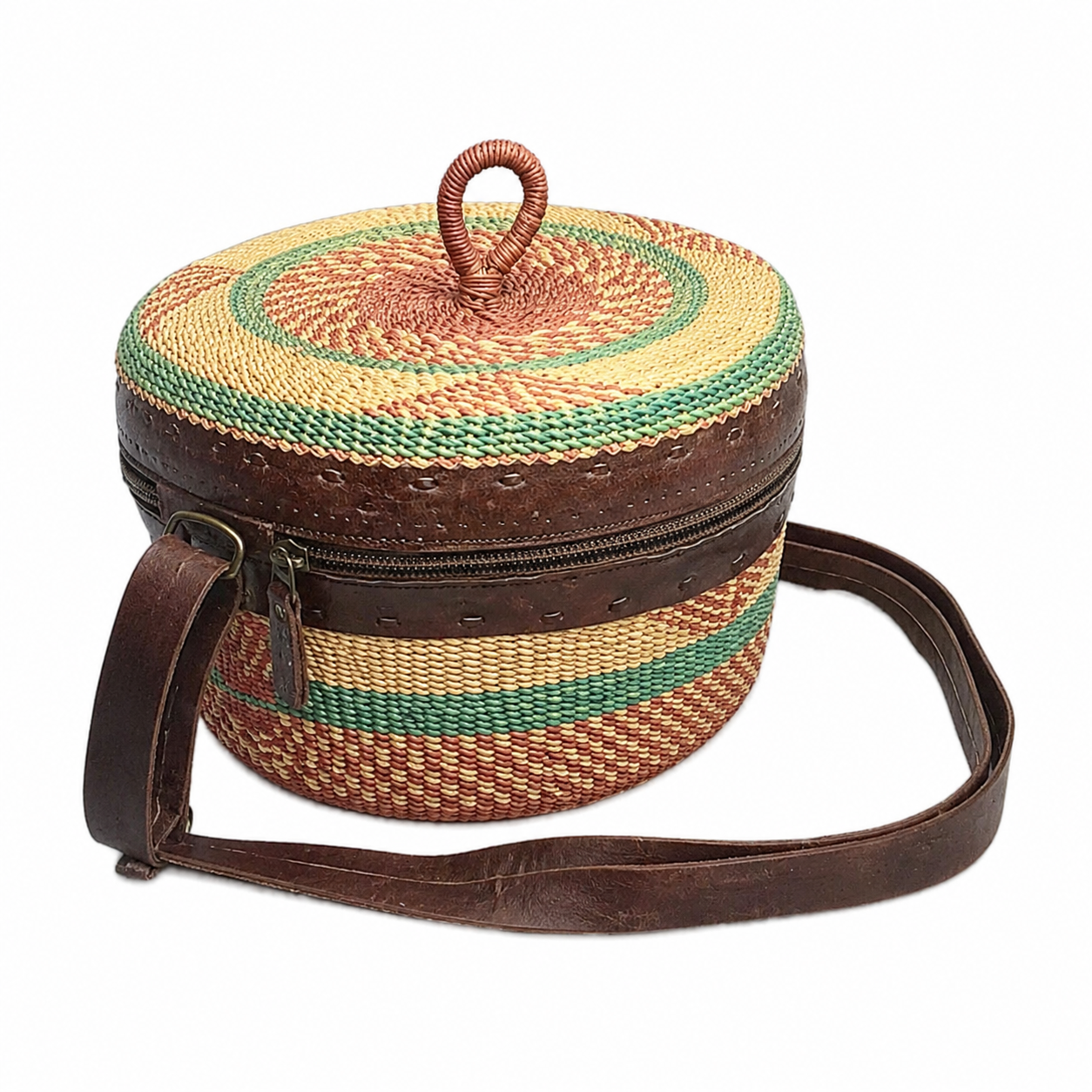 Bolgatanga Handwoven Small Pot Purse #1