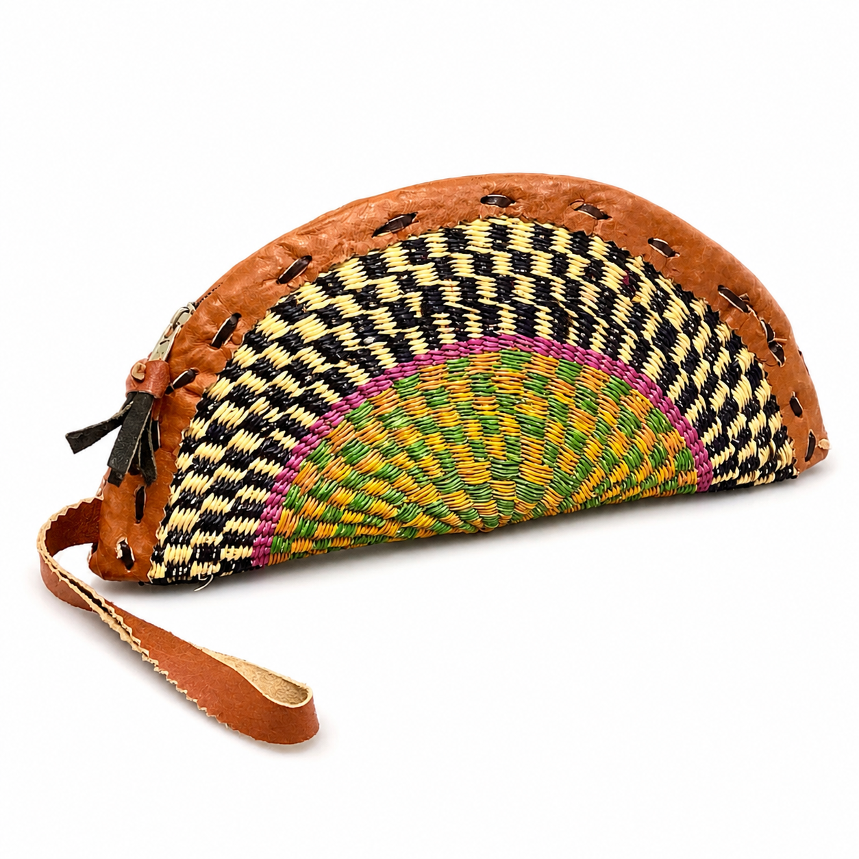 Bolgatanga Handmade Crescent Clutch