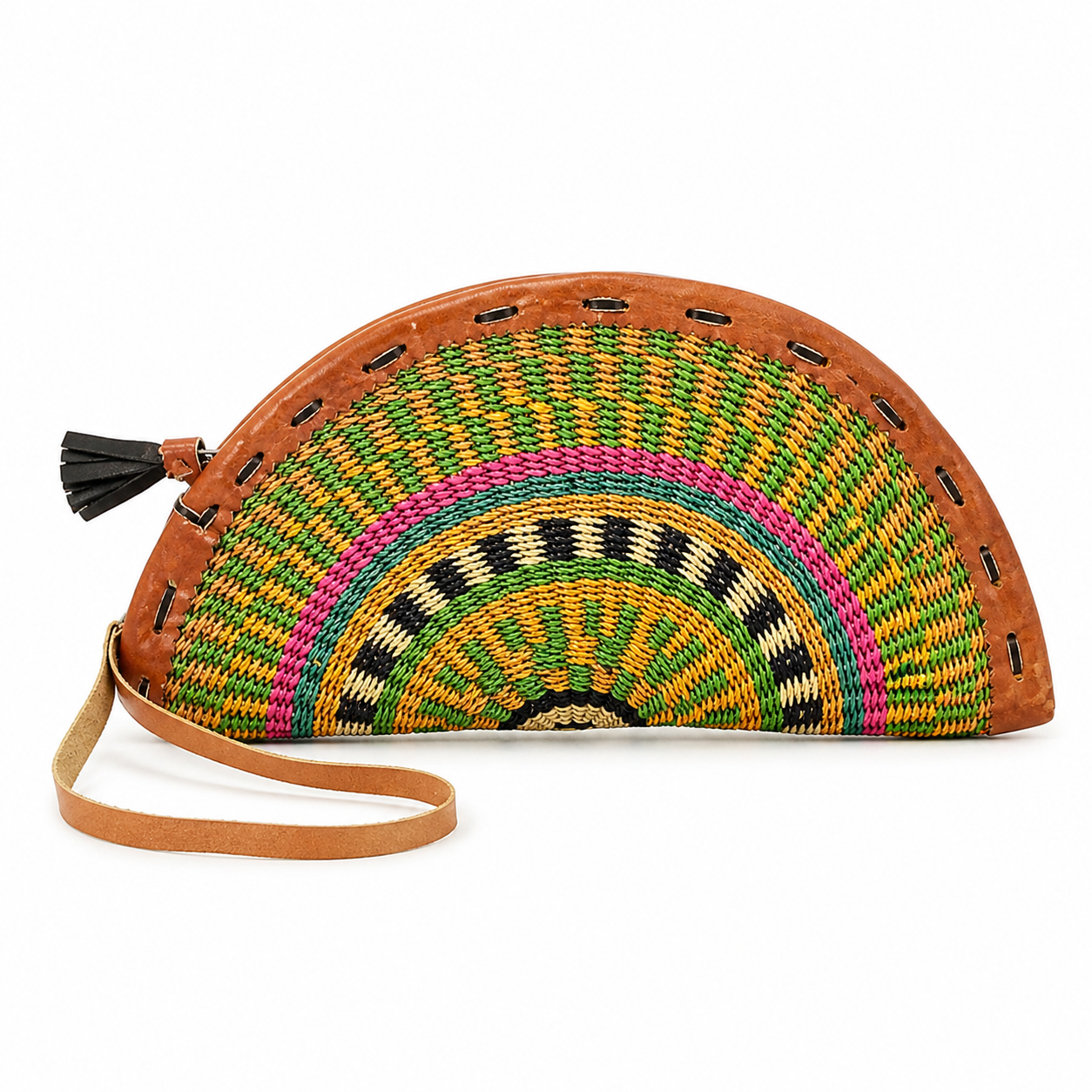 Bolgatanga Handmade Crescent Clutch #4