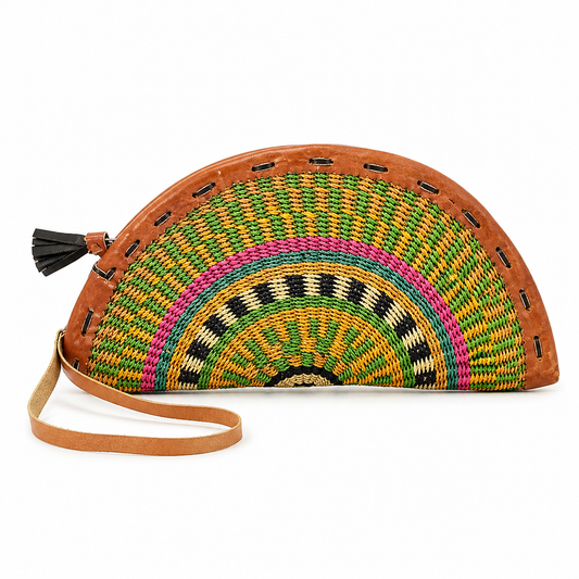 Bolgatanga Handmade Crescent Clutch #4