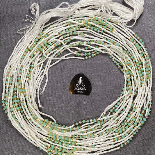 Ghanaian White Waist Beads - 1pc
