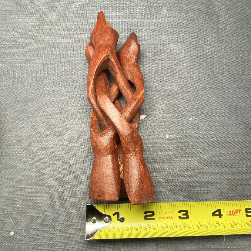 Abalone Shell Smudge Bowl N Hand Carved Tripod Stand Burn Sage Ash Tray Set