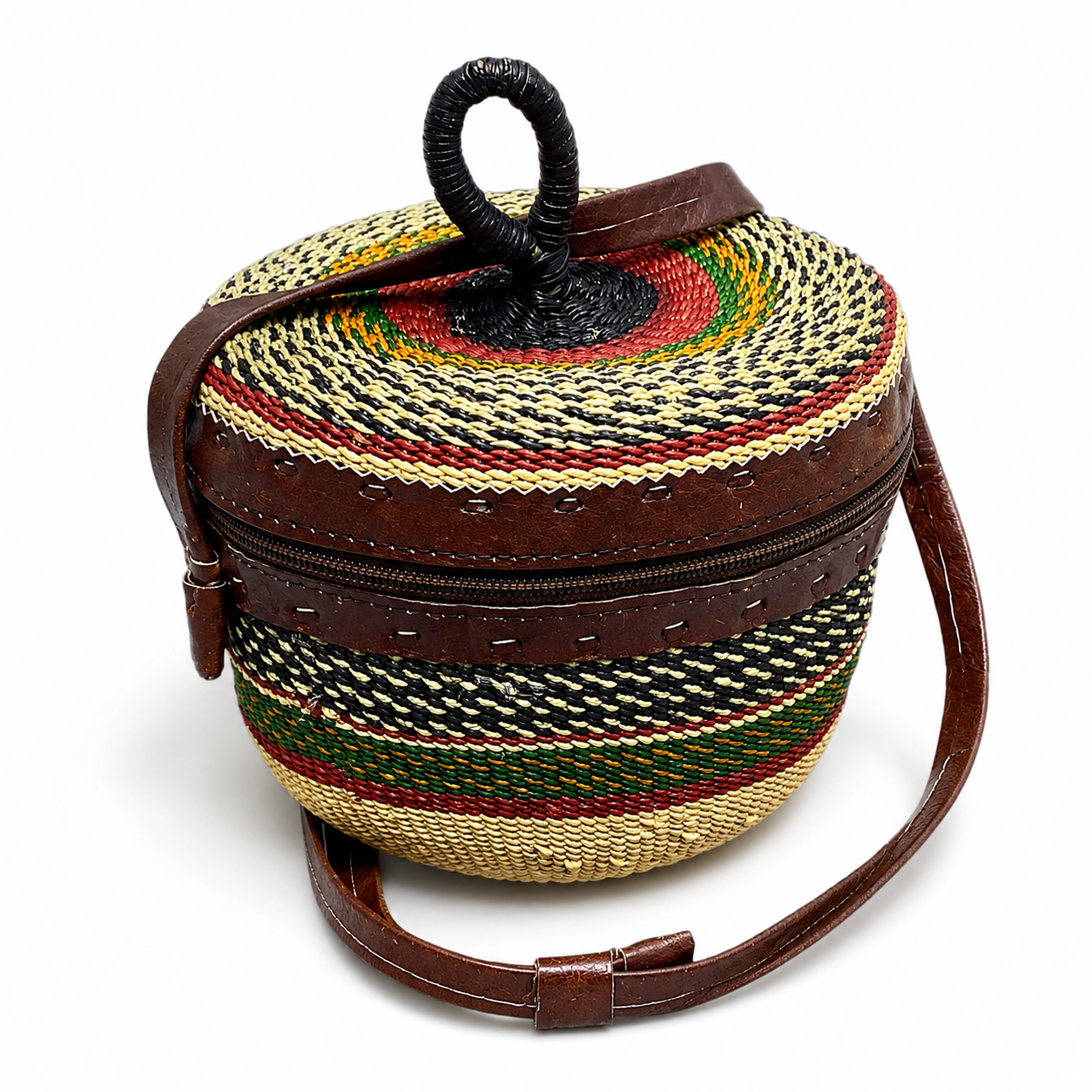 Bolgatanga Handwoven Small Pot Purse #4