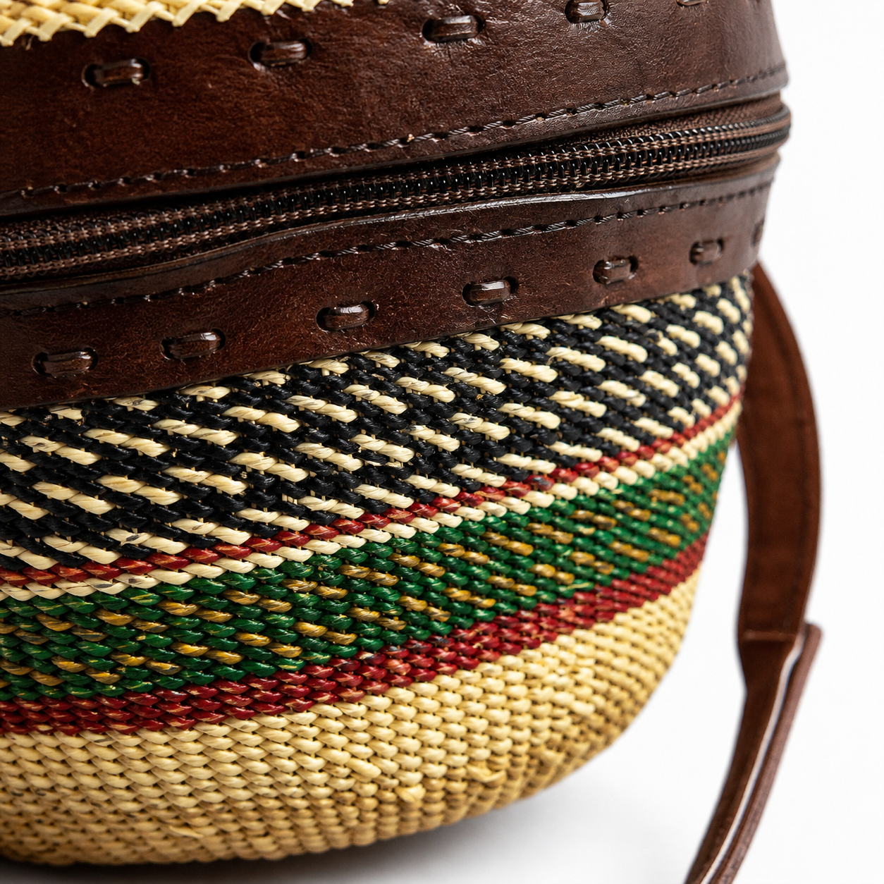 Bolgatanga Handwoven Small Pot Purse #4