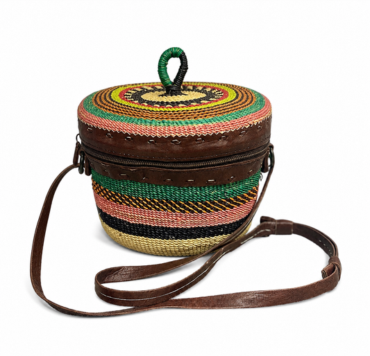 Bolgatanga Handwoven Small Pot Purse #3