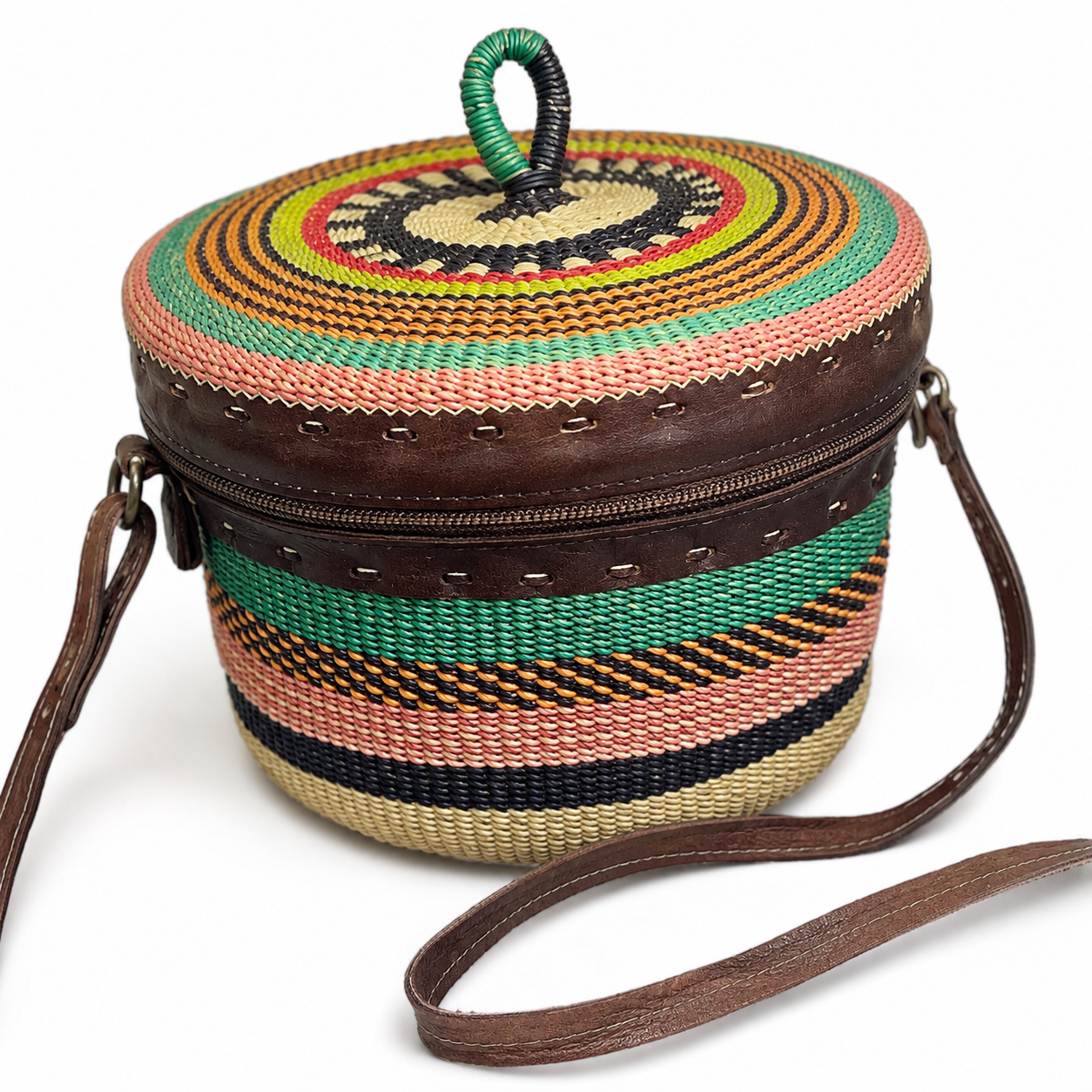 Bolgatanga Handwoven Small Pot Purse #3