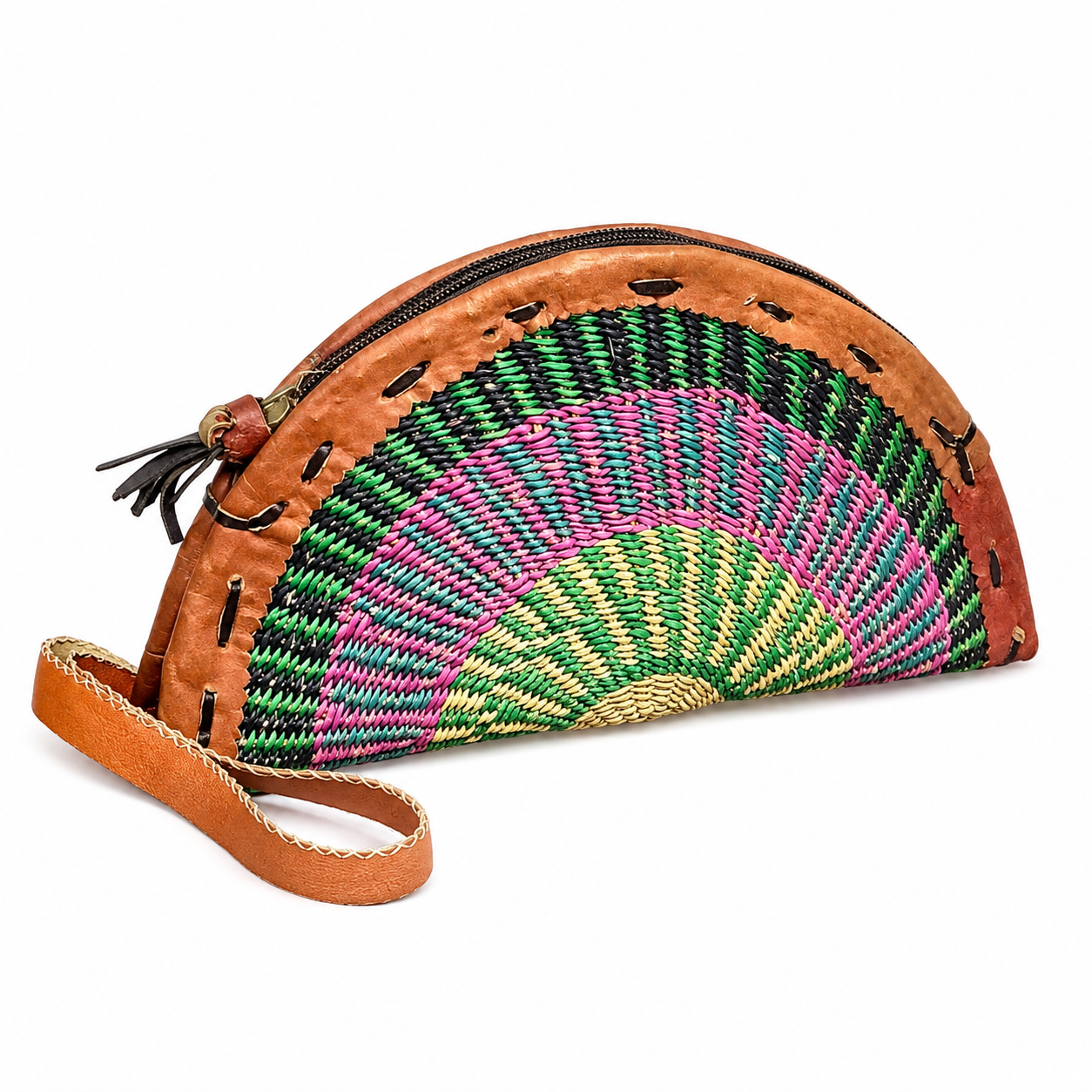 Bolgatanga Handmade Crescent Clutch