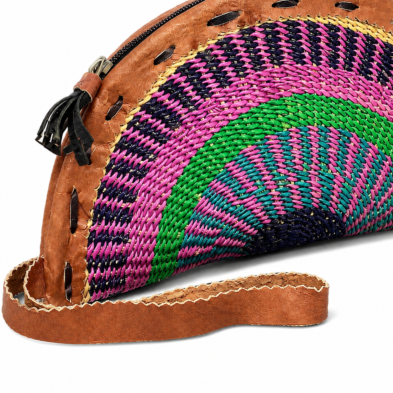 Bolgatanga Handmade Crescent Clutch