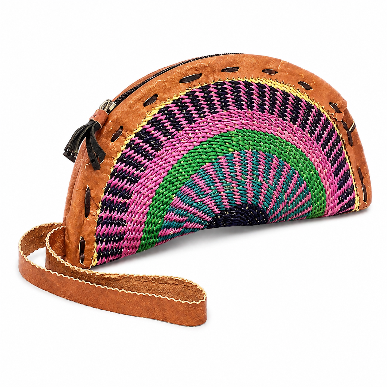 Bolgatanga Handmade Crescent Clutch