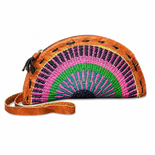 Bolgatanga Handmade Crescent Clutch