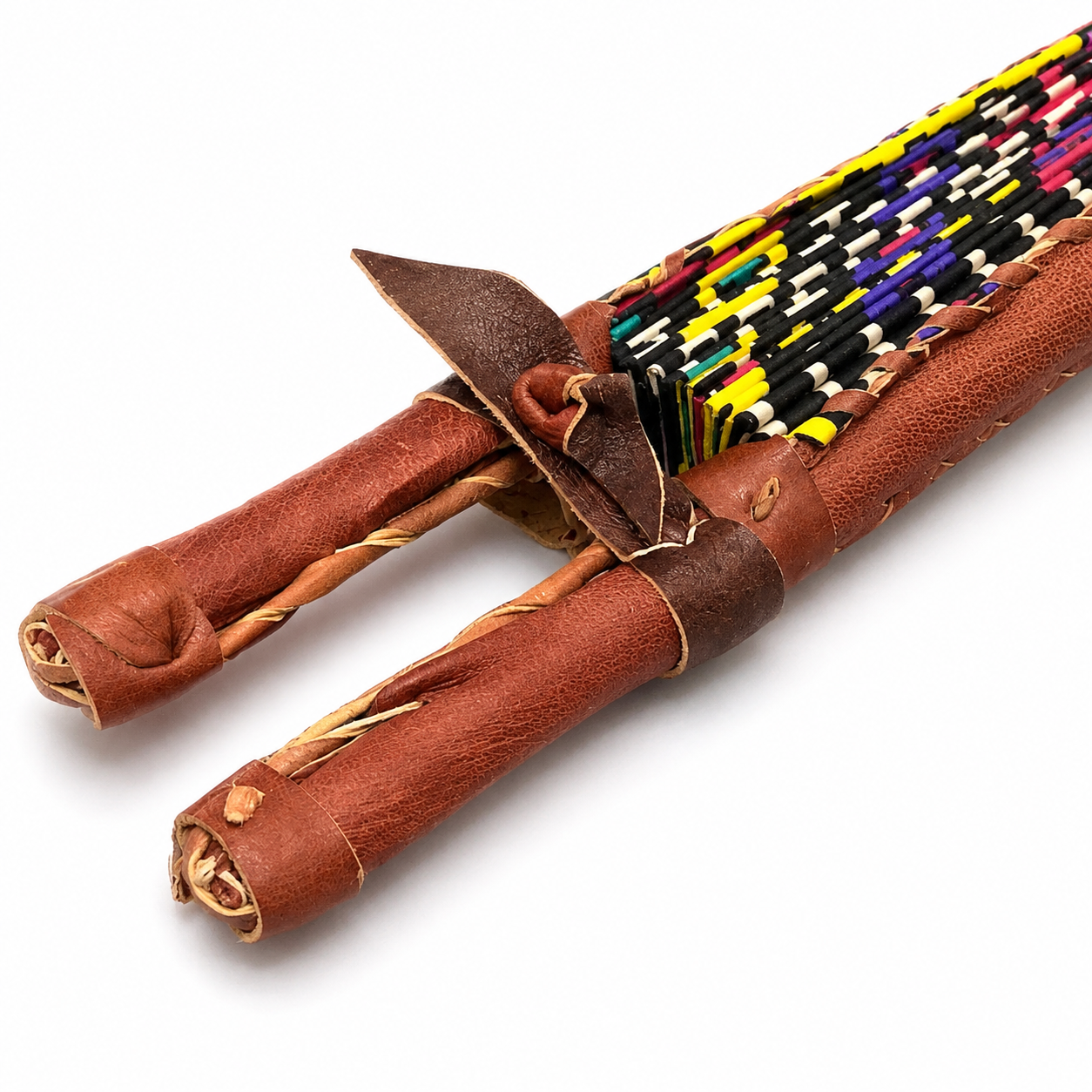 West African Print Folding Fan