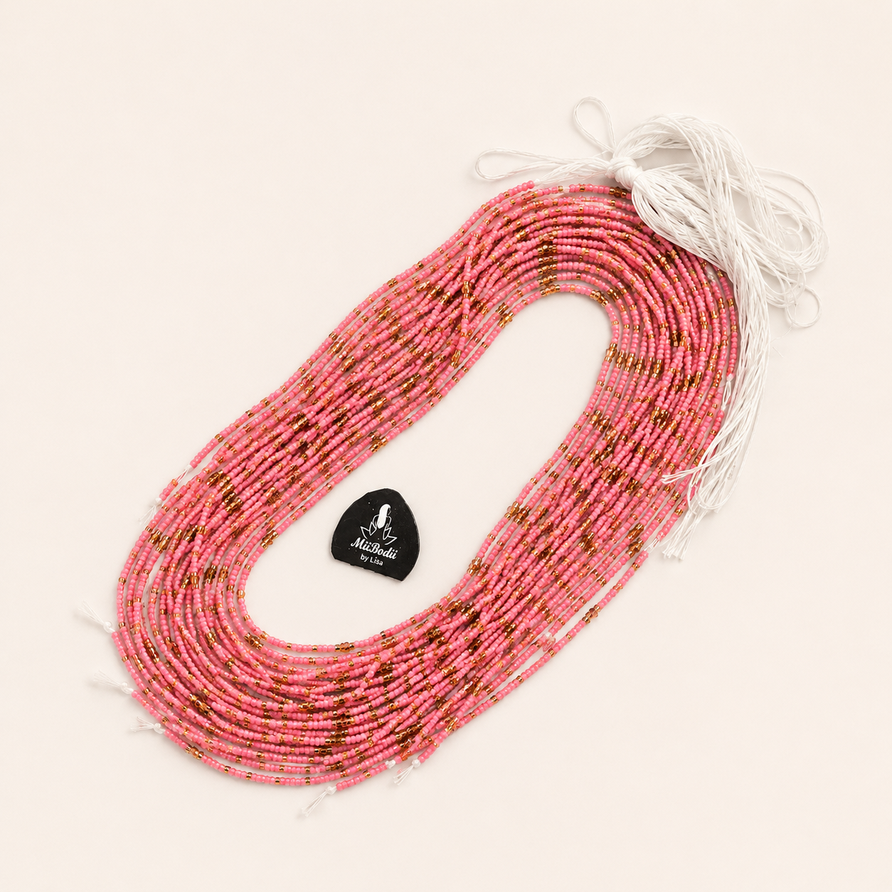 Ghanaian Pink Waist Beads - 1pc