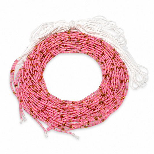 Ghanaian Pink Waist Beads - 1pc