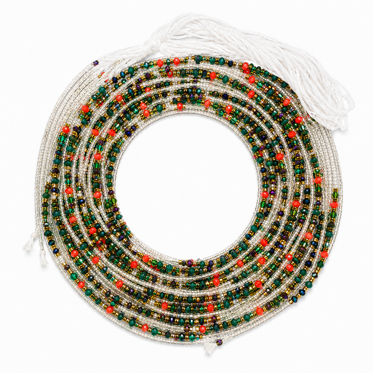 Ghanaian Silver Waist Beads - 1pc