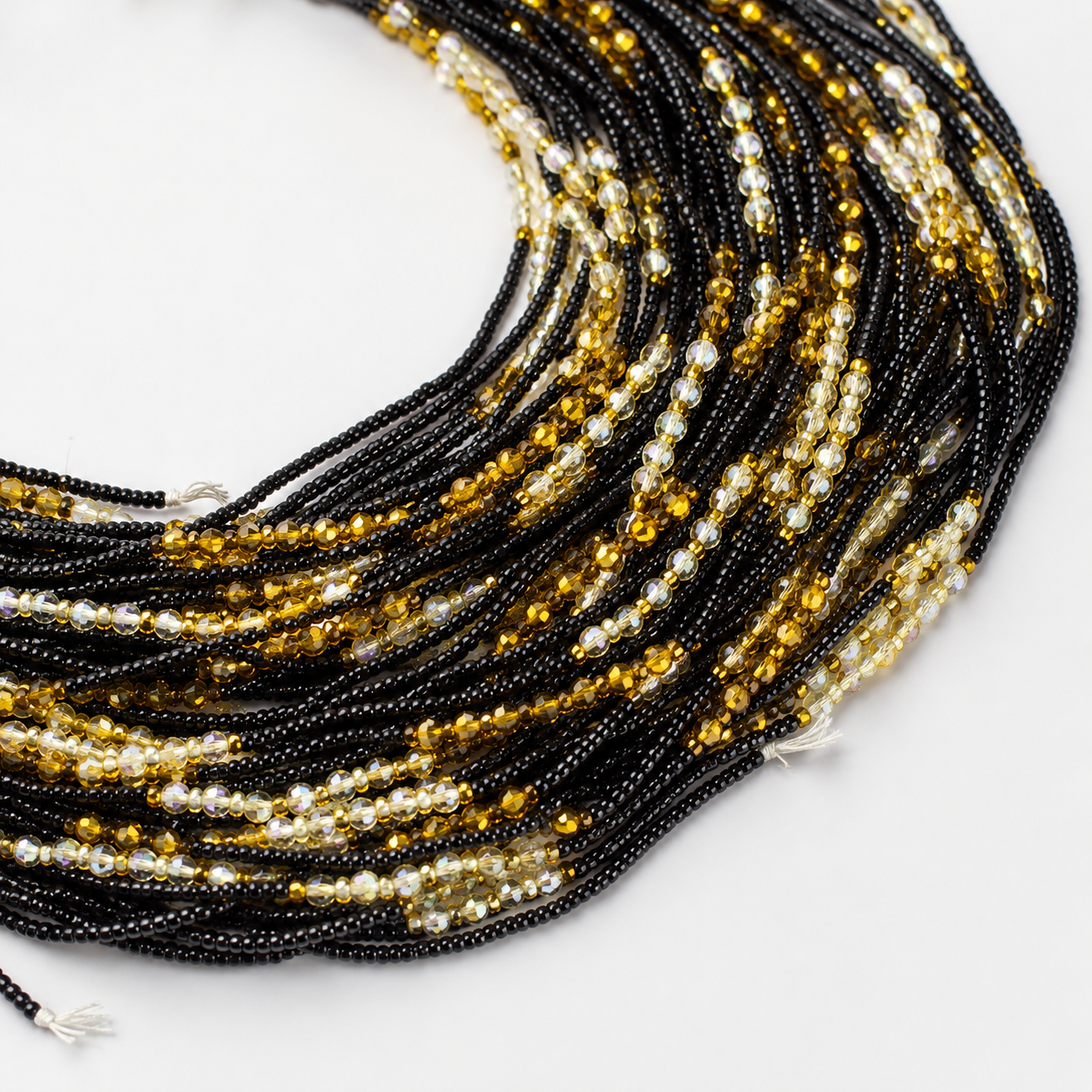 Ghanaian Black Waist Beads -1pc