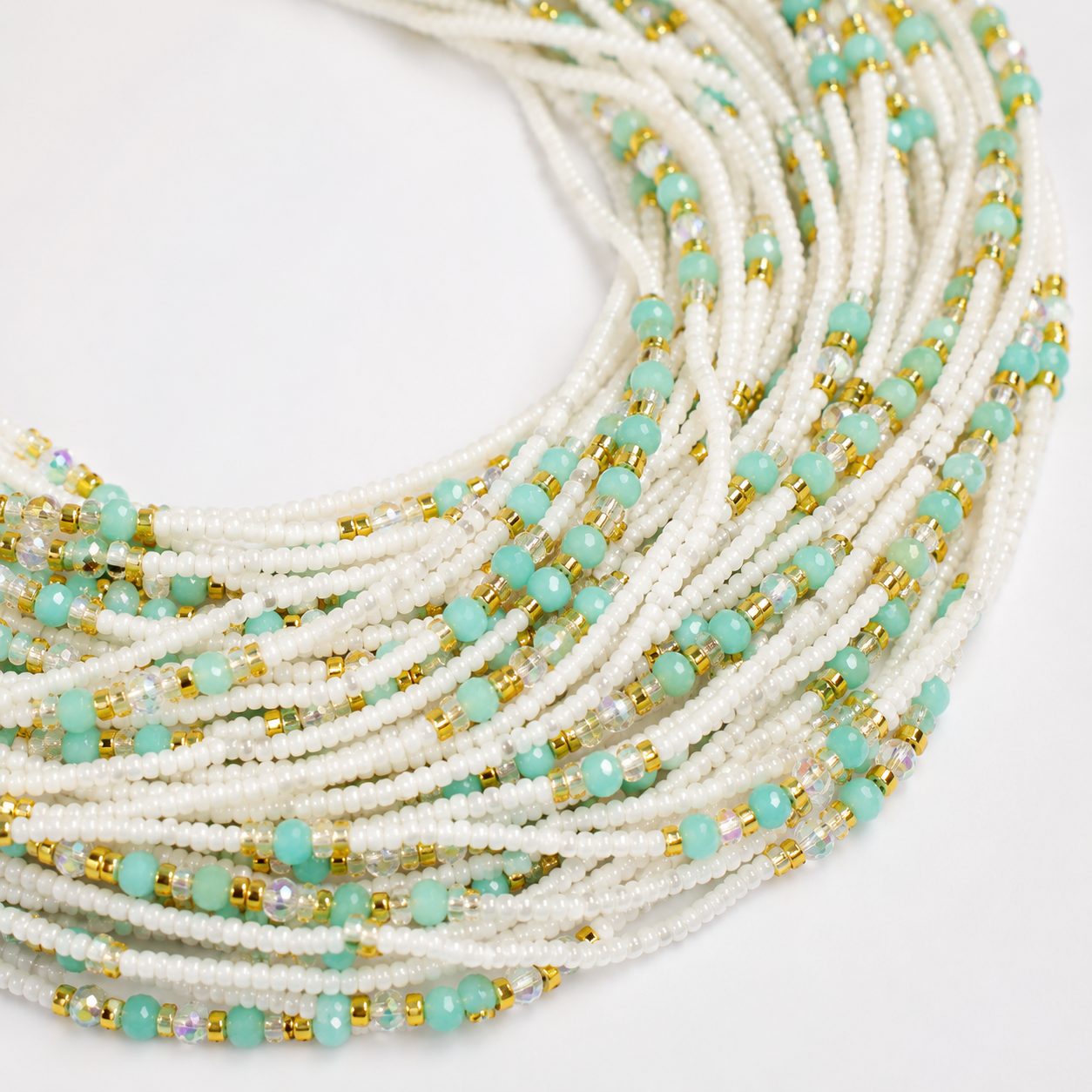 Ghanaian White Waist Beads - 1pc