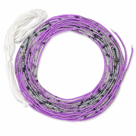 Ghanaian Lilac Waist Beads - 1pc