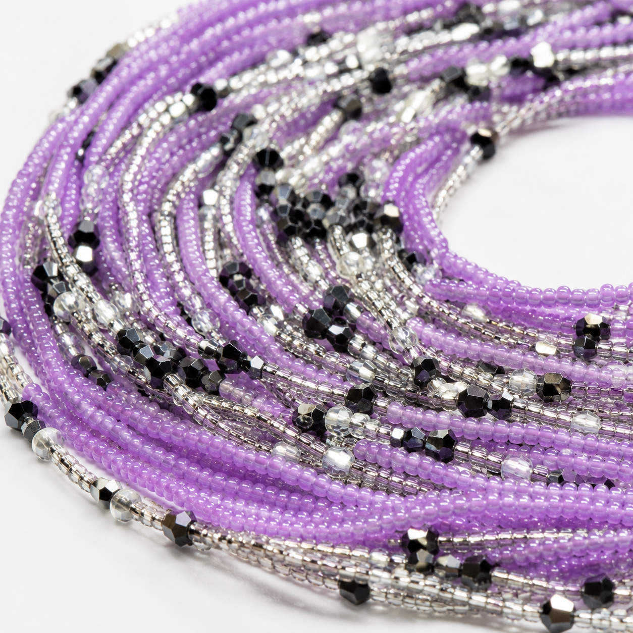 Ghanaian Lilac Waist Beads - 1pc