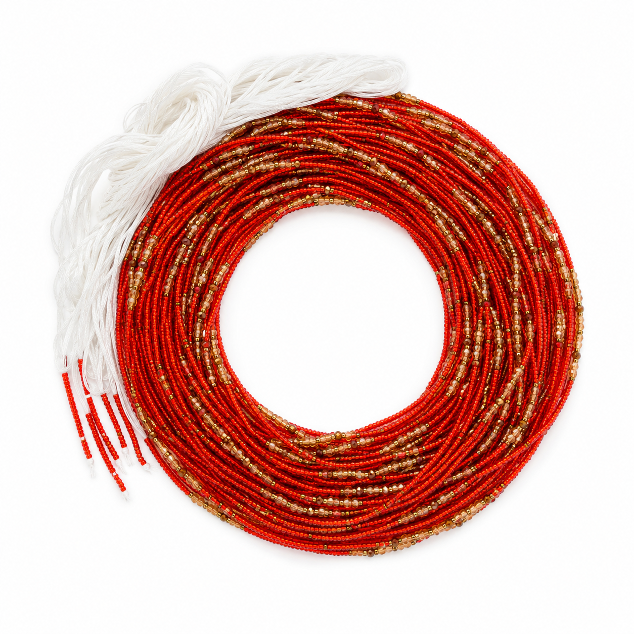 Ghanaian Red Waist Beads - 1pc